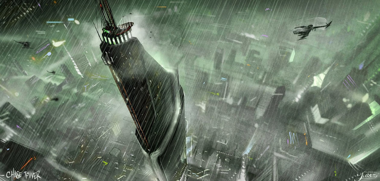 Chase Tower Art from Deadpool