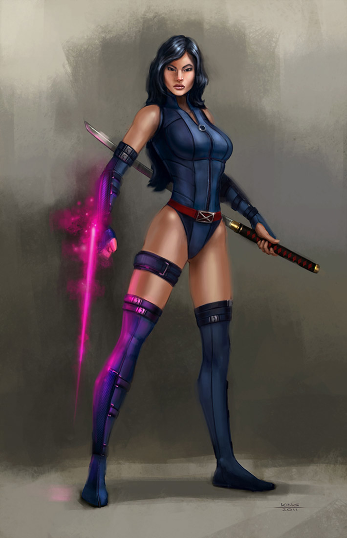 Psylocke Art from Deadpool