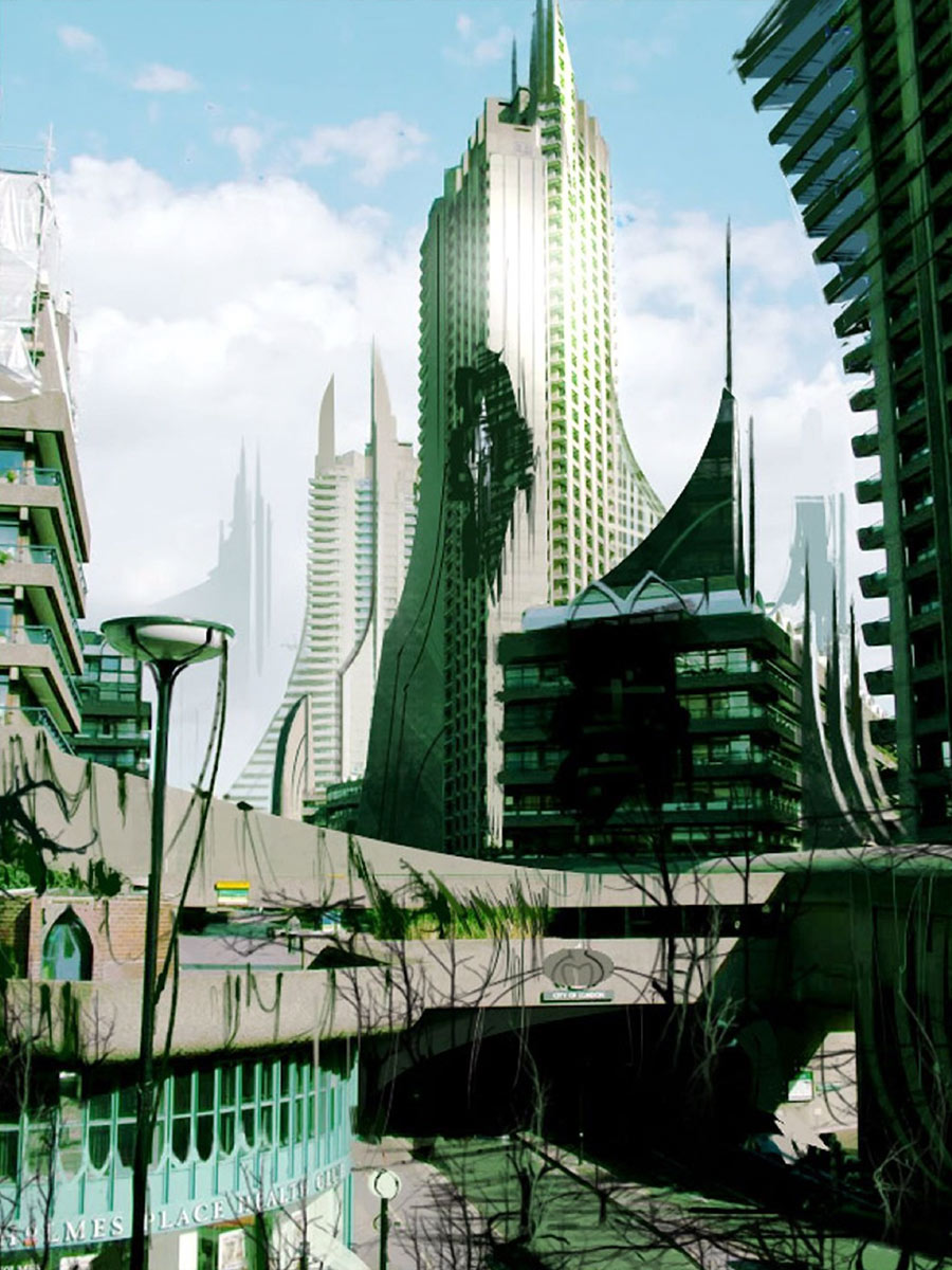 Skyscraper Art from Deadpool
