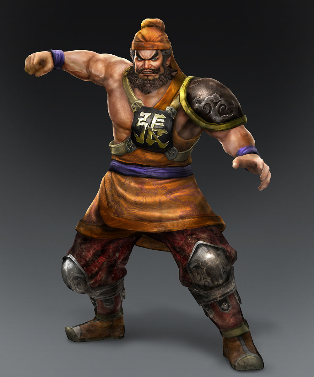 Zhang Fei DLC Costume Art from Dynasty Warriors 8