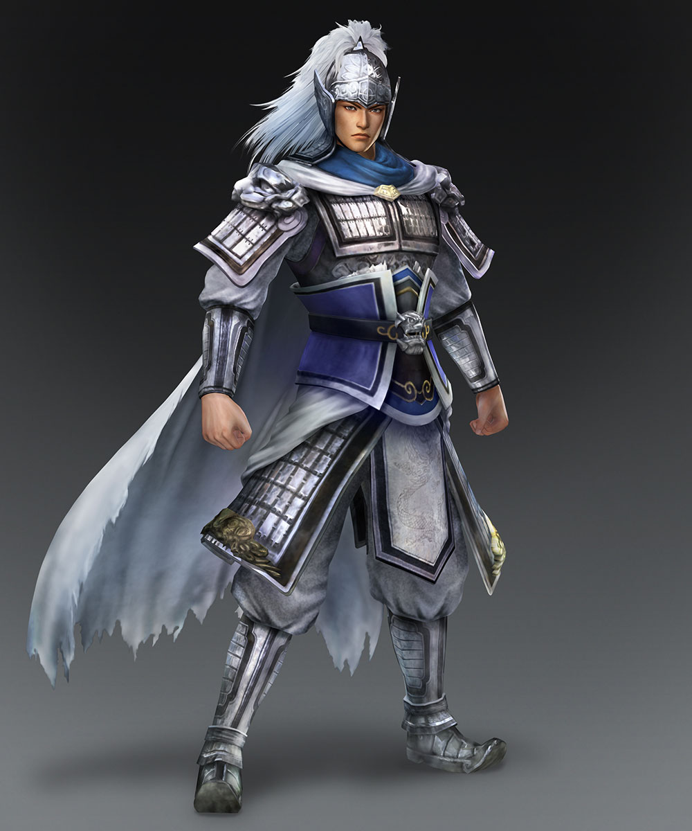 Zhao Yun DLC Costume Art from Dynasty Warriors 8