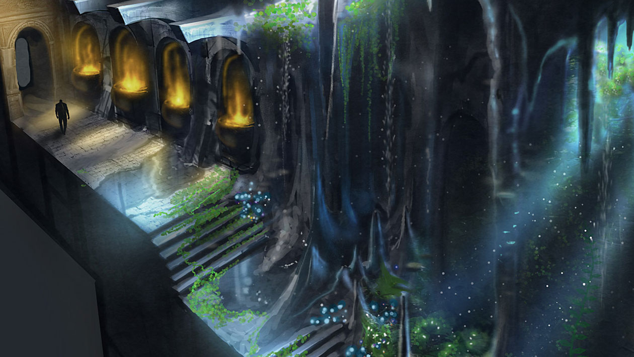 Dungeon Path Art from EverQuest Next