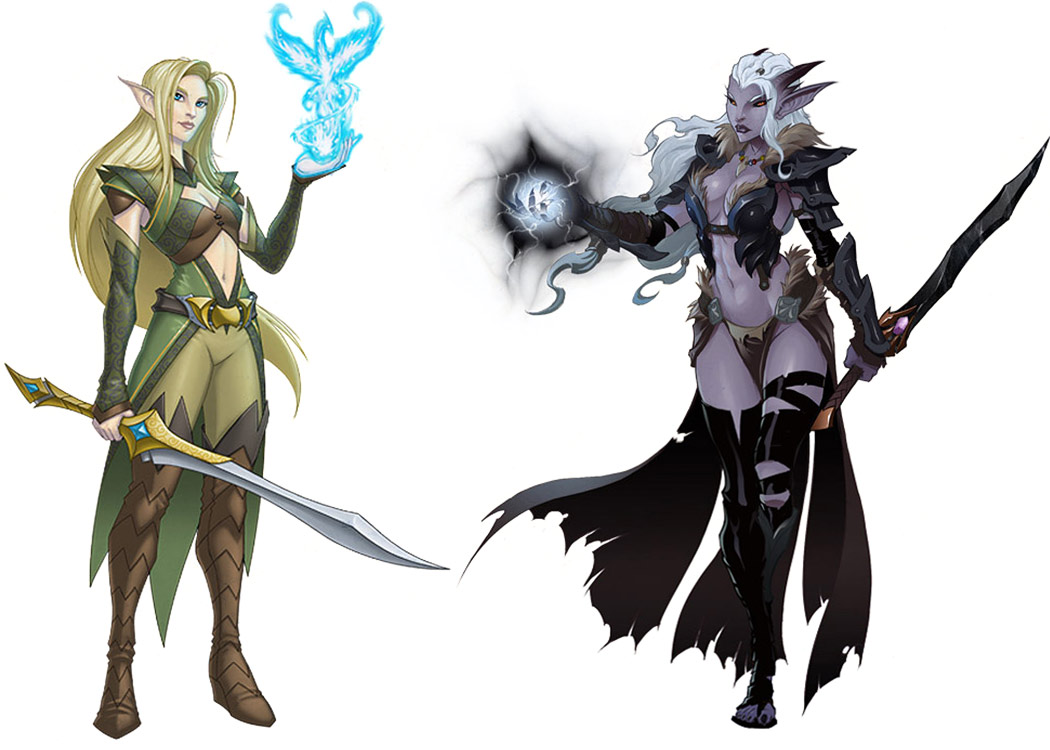 Elves Concept Art from EverQuest Next
