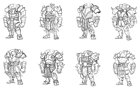 Ogre Armor Sketches
