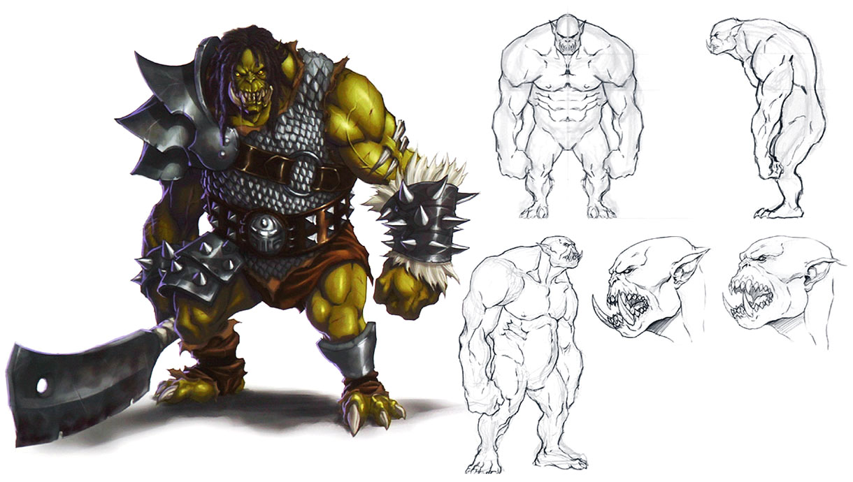 Orc Concept Art from EverQuest Next