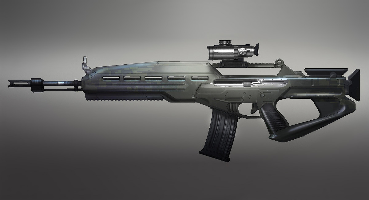 Assault Rifle Art from Fuse