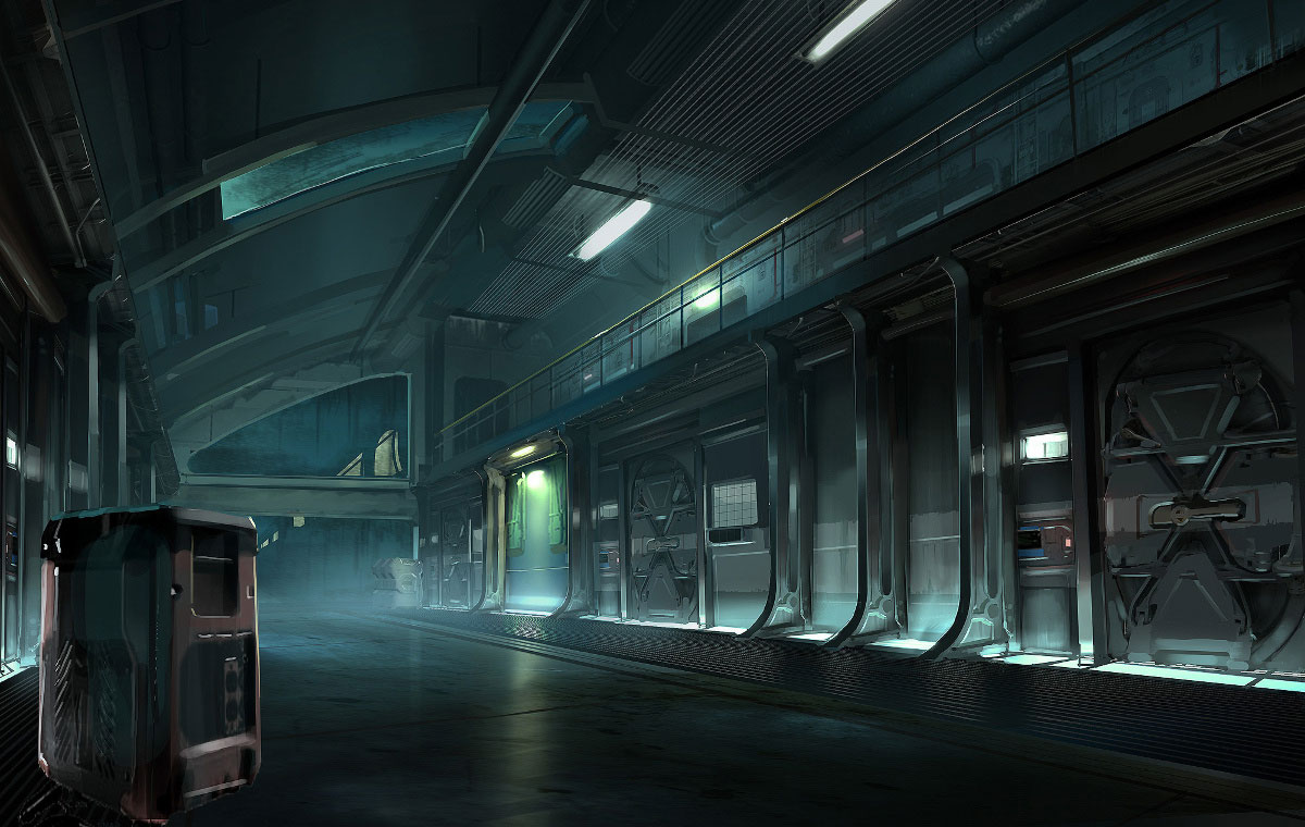 Corridor Lighting Art from Fuse