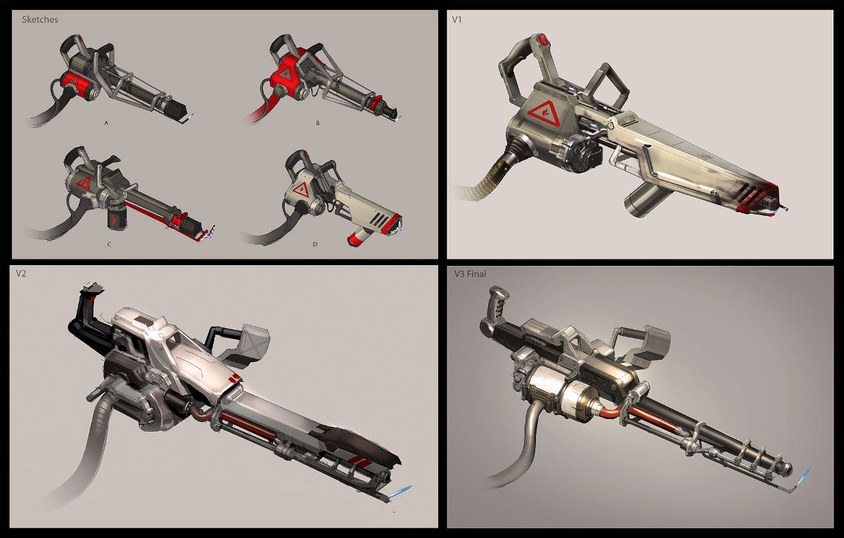 Flamethrower Art from Fuse