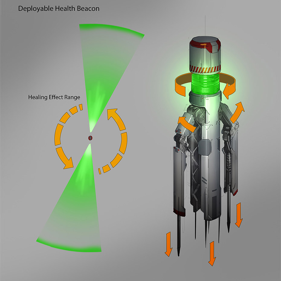 Healing Beacon Art from Fuse