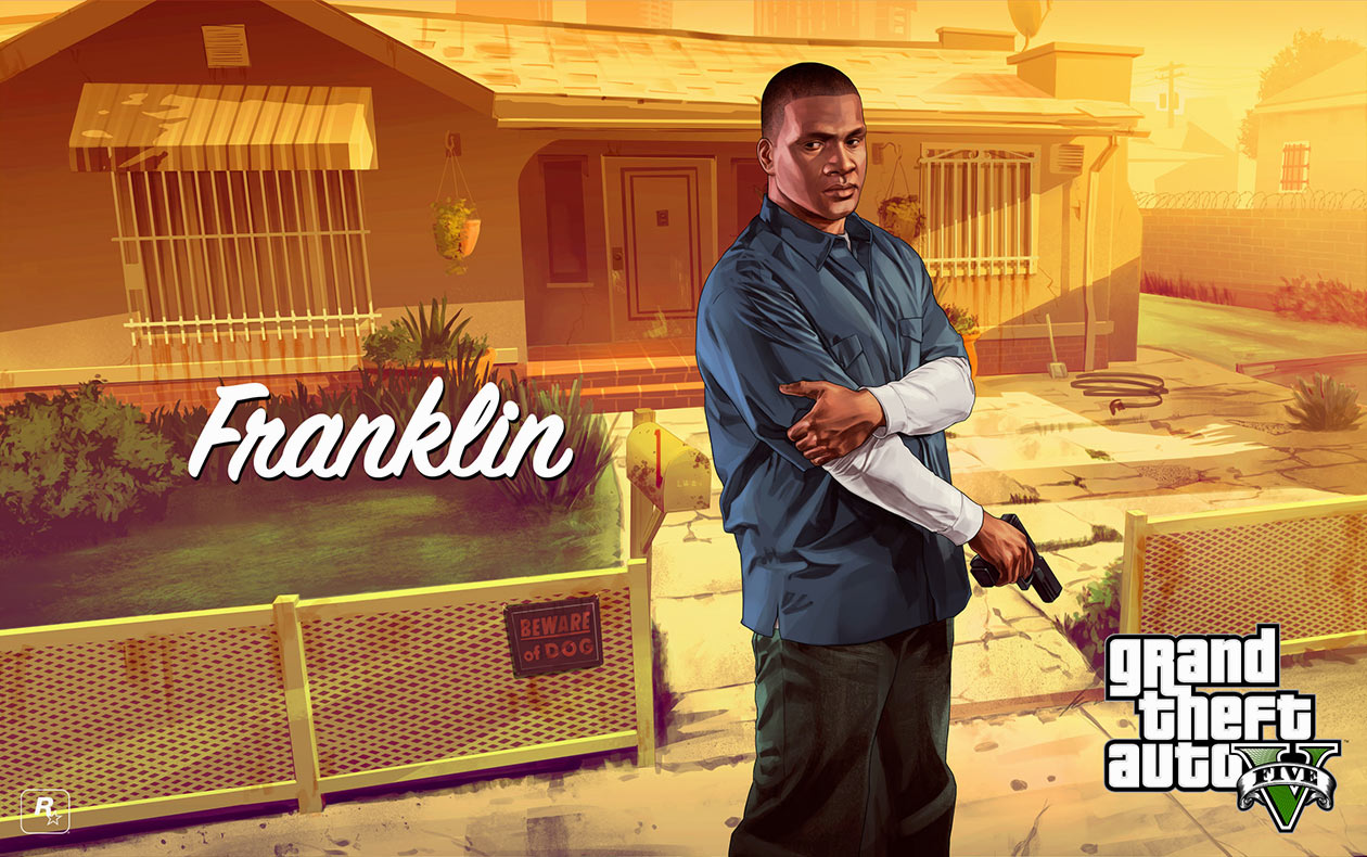 Franklin Art from Grand Theft Auto V