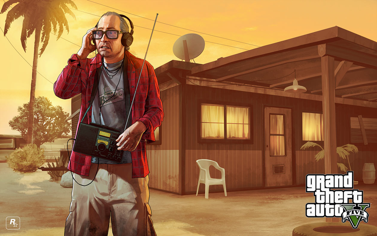 Nervous Ron Art from Grand Theft Auto V