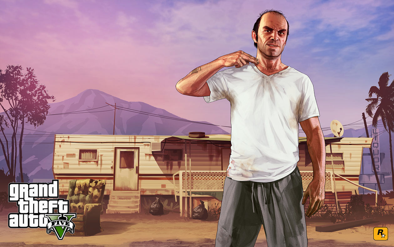 Trevor, Cut Here Art from Grand Theft Auto V