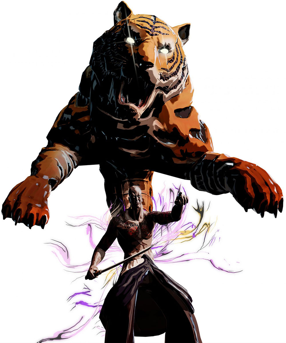 Hamada Yama & Tiger Art from Killer is Dead