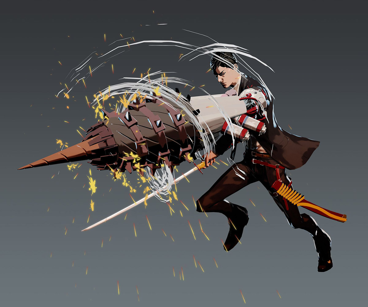 Mondo Drill Arm Attack Art from Killer is Dead