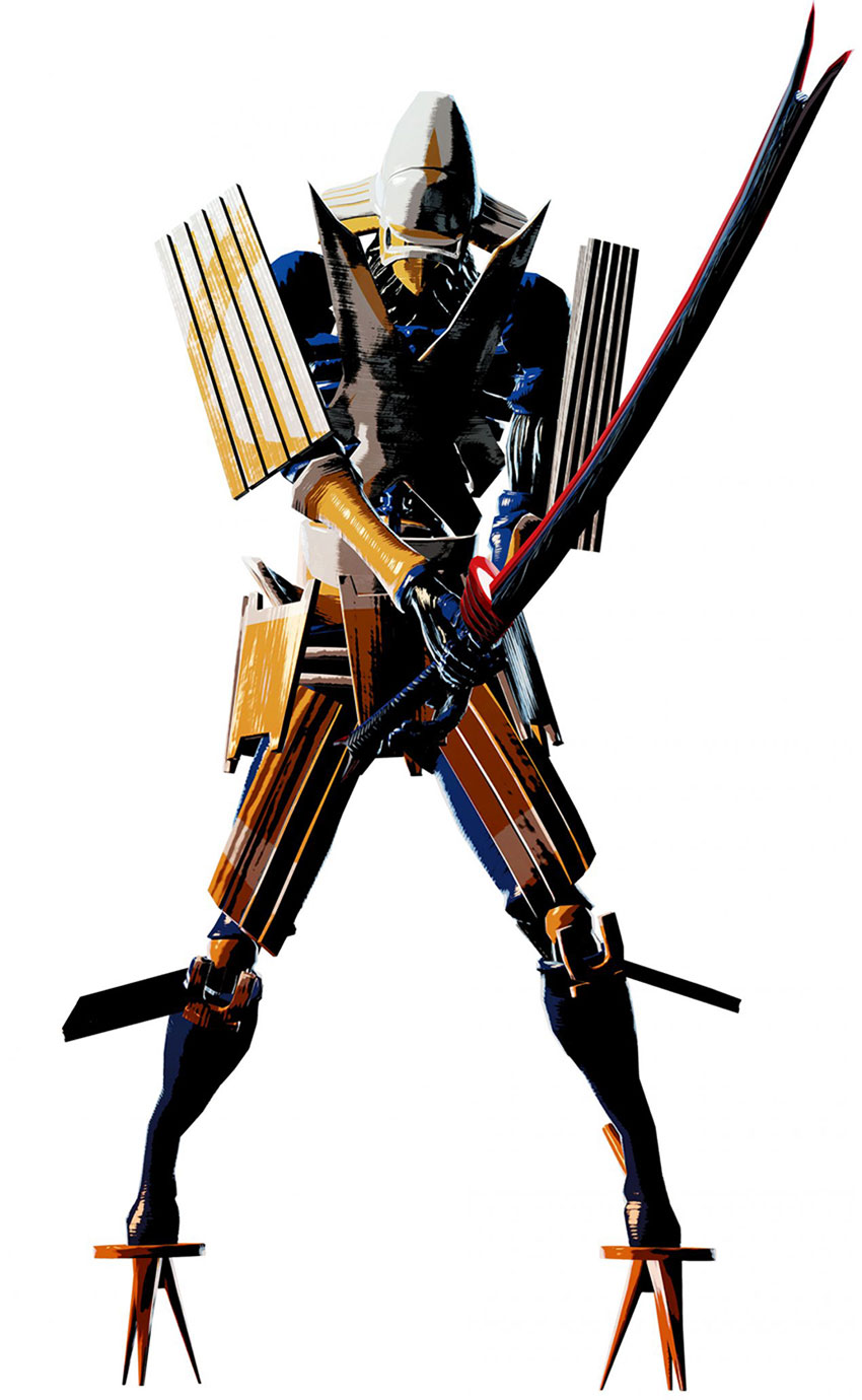 Samurai Art from Killer is Dead
