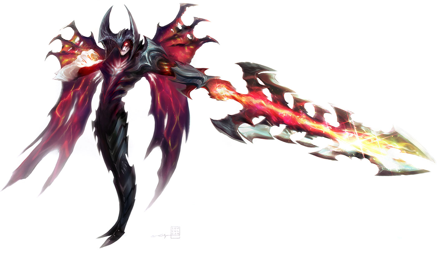 Aatrox Art from League of Legends