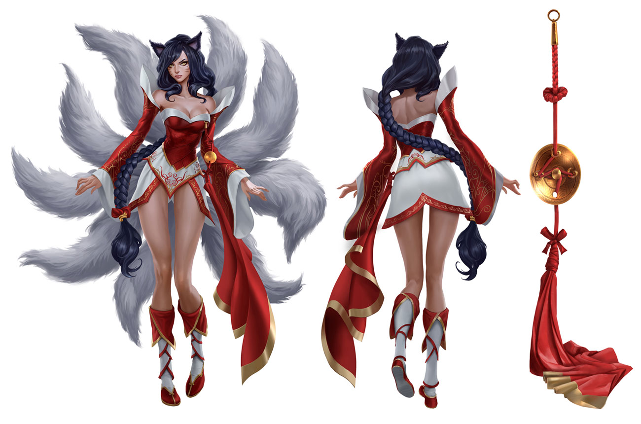 Ahri Concept Art from League of Legends