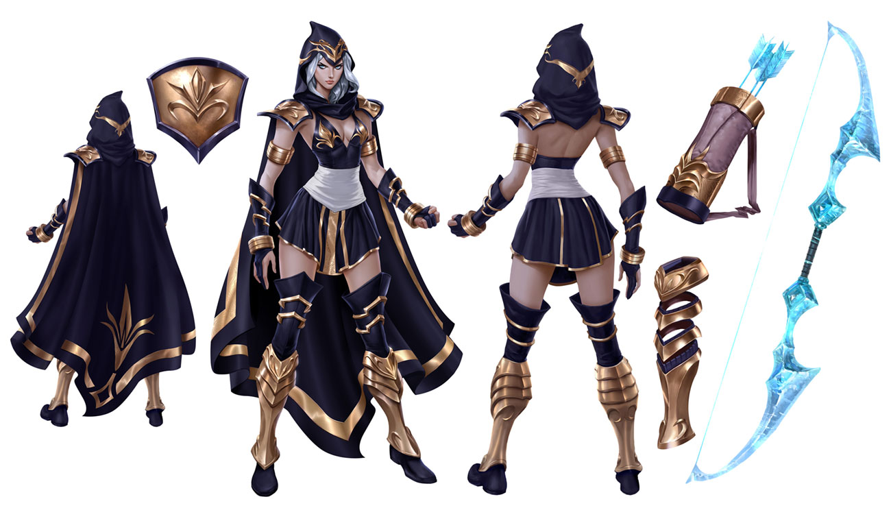 Ashe Concept Art from League of Legends