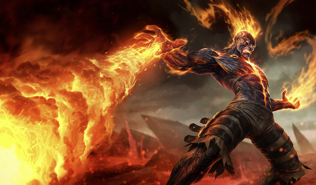 Brand, The Burning Vengeance Art from League of Legends