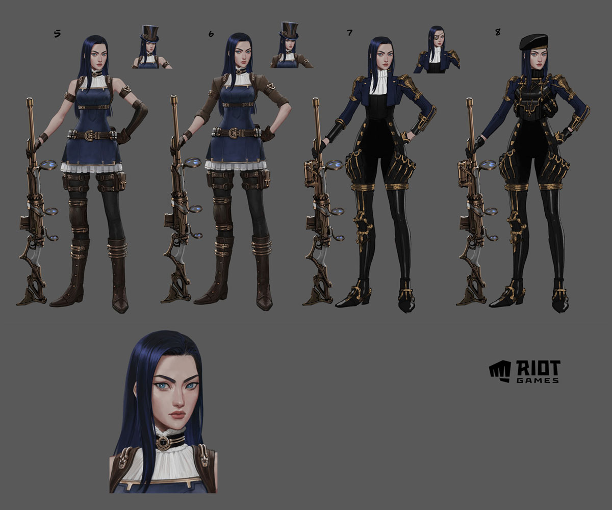 Caitlyn Clothing Ideas Art from League of Legends