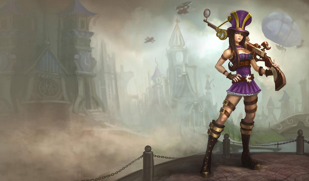 Caitlyn, The Sheriff of Piltover Art from League of Legends