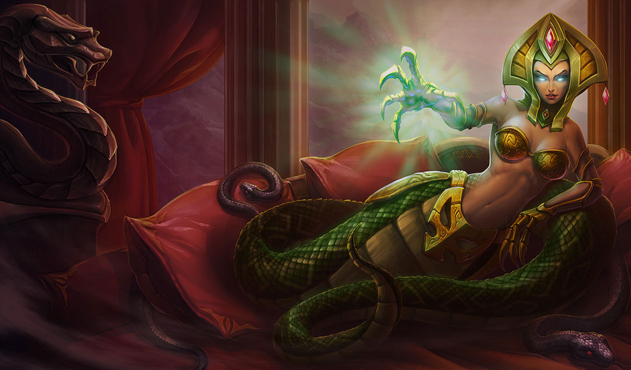 Cassiopeia, The Serpent's Embrace Art from League of Legends
