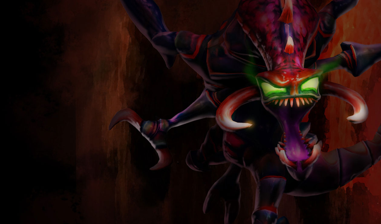 Chogath, The Terror of the Void Art from League of Legends
