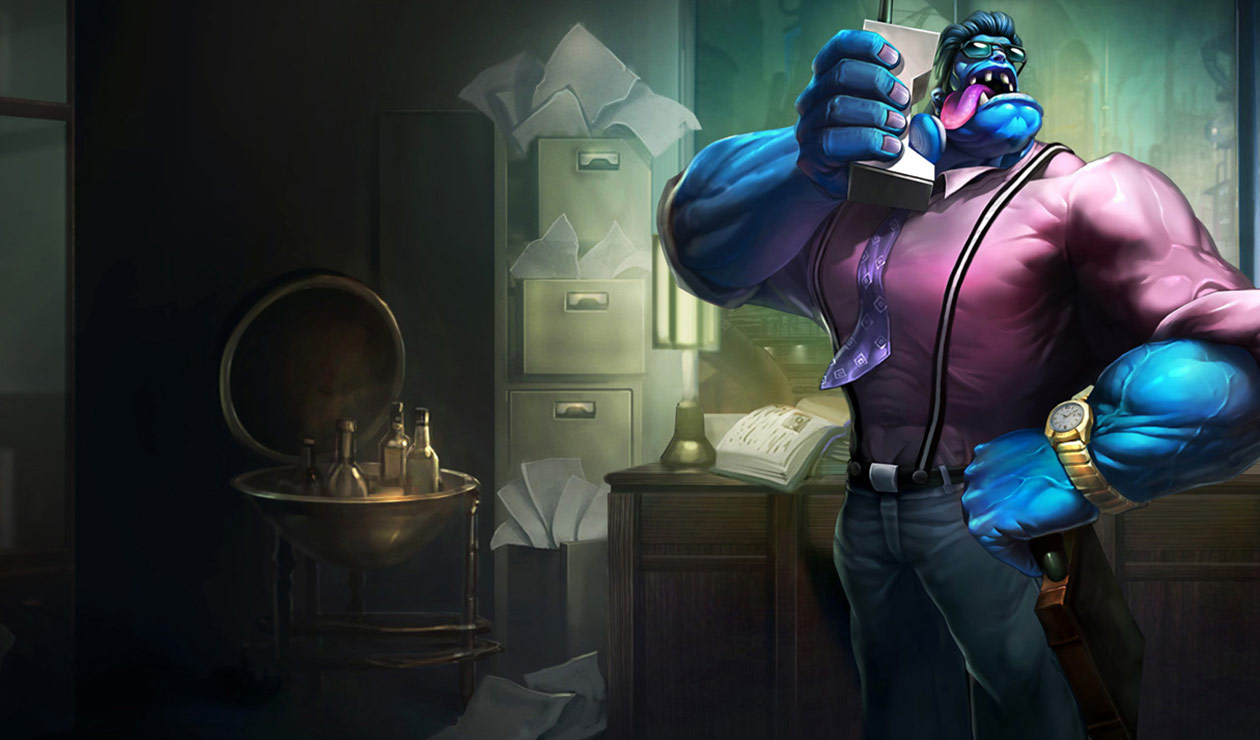 Dr. Mundo Art from League of Legends