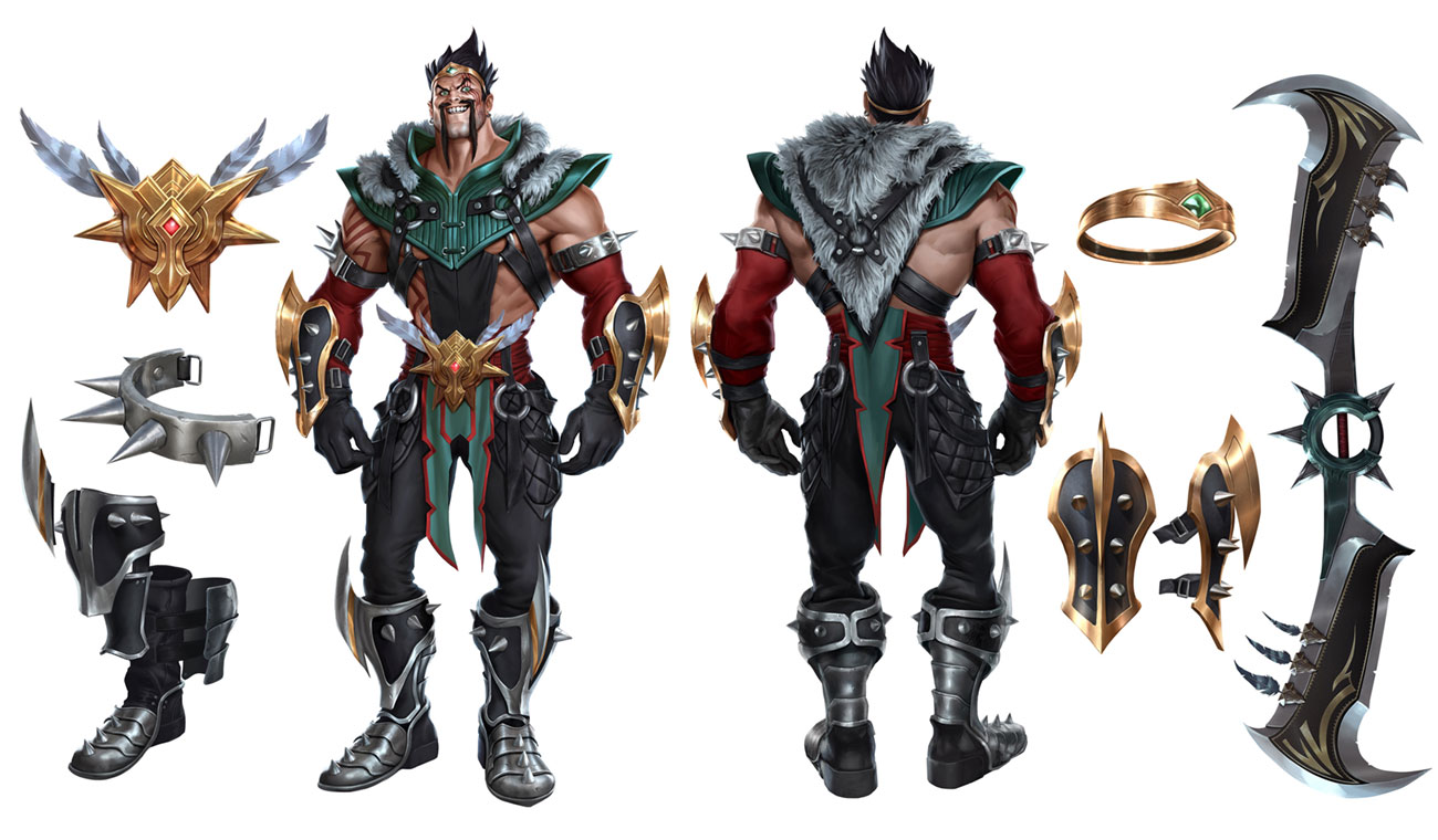 Draven Concept Art from League of Legends