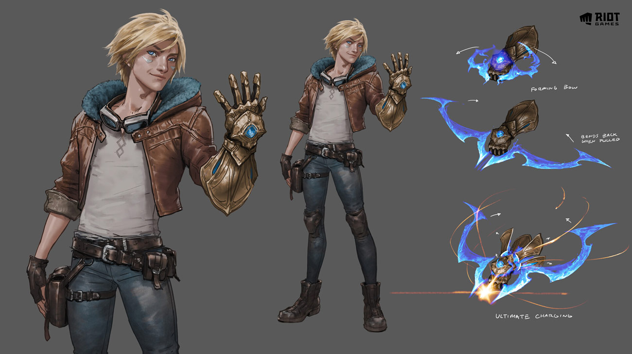 Ezreal Concept Artwork from League of Legends