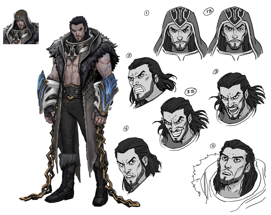 Freljord Sylas Expressions Art from League of Legends
