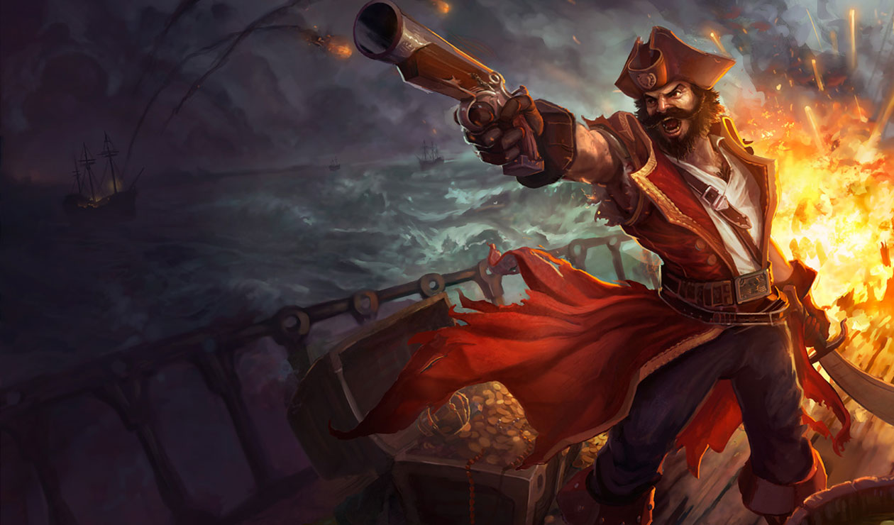 Gangplank, The Saltwater Scourge Art from League of Legends