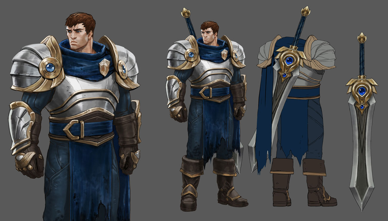 Garen Concept Art from League of Legends