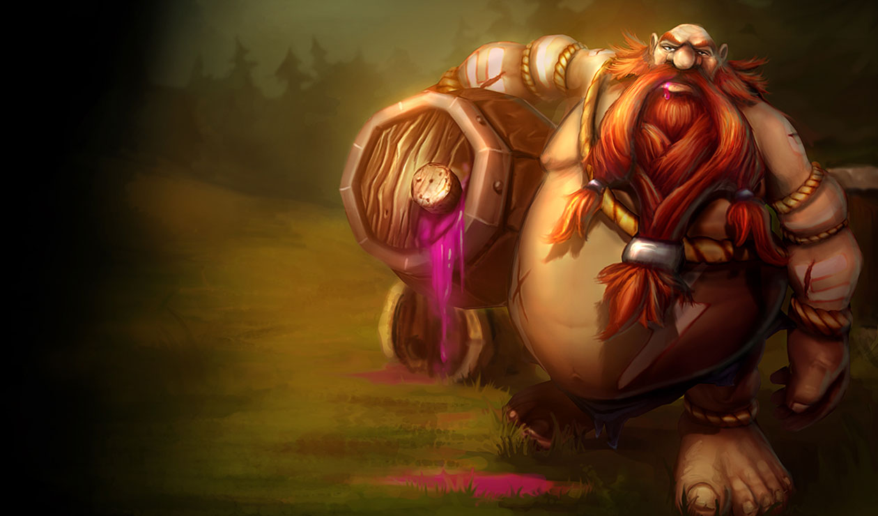 Gragas, The Rabble Rouser Art from League of Legends