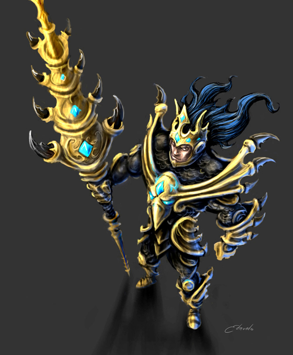 Jarvan Art from League of Legends