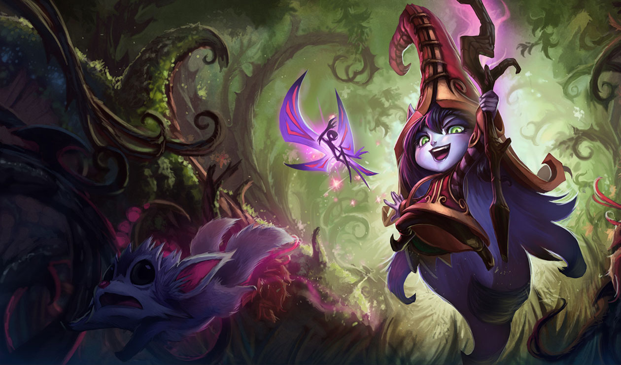 Lulu, The Fae Sorceress Art from League of Legends