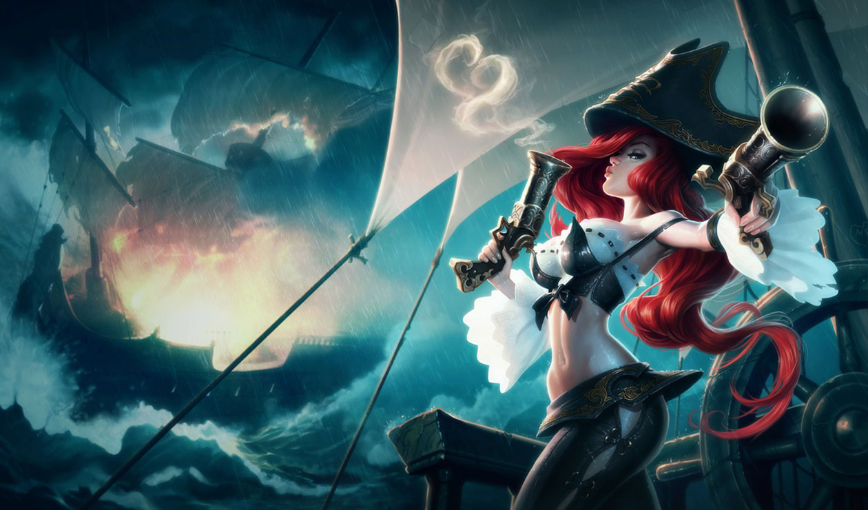 Miss Fortune, The Bounty Hunter Art from League of Legends