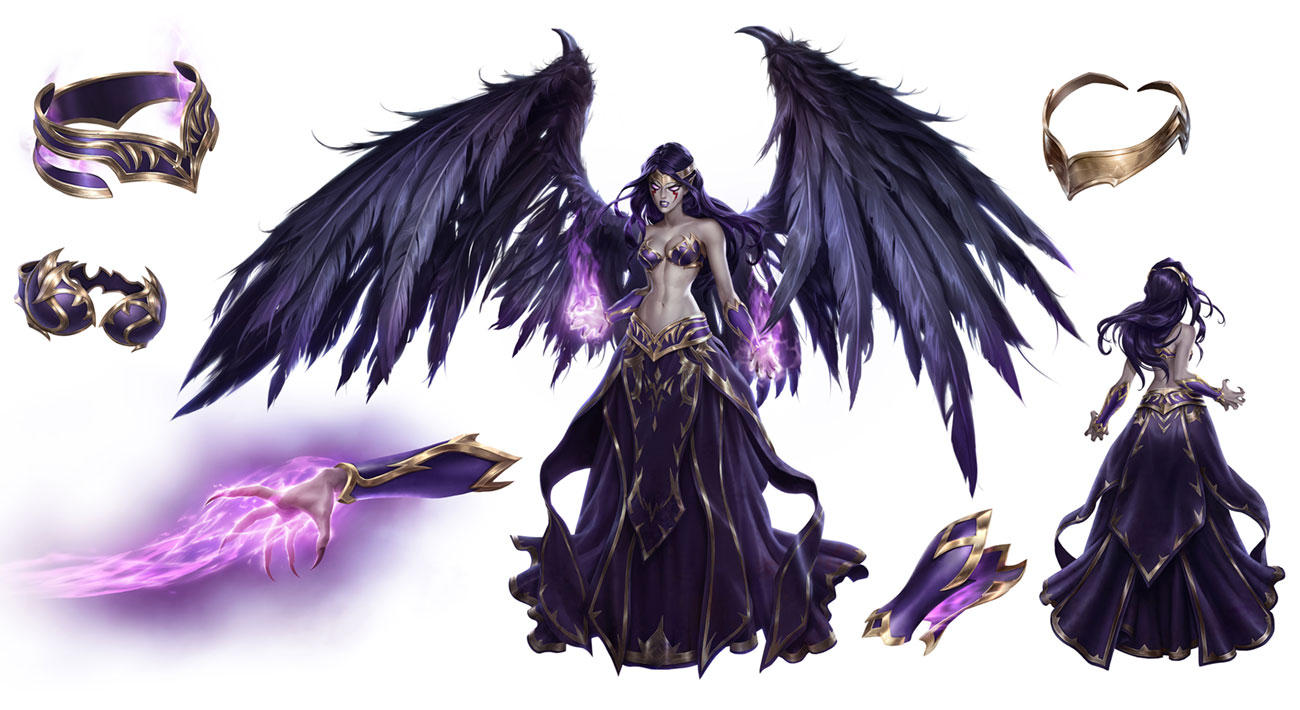 Morgana Concept Art from League of Legends