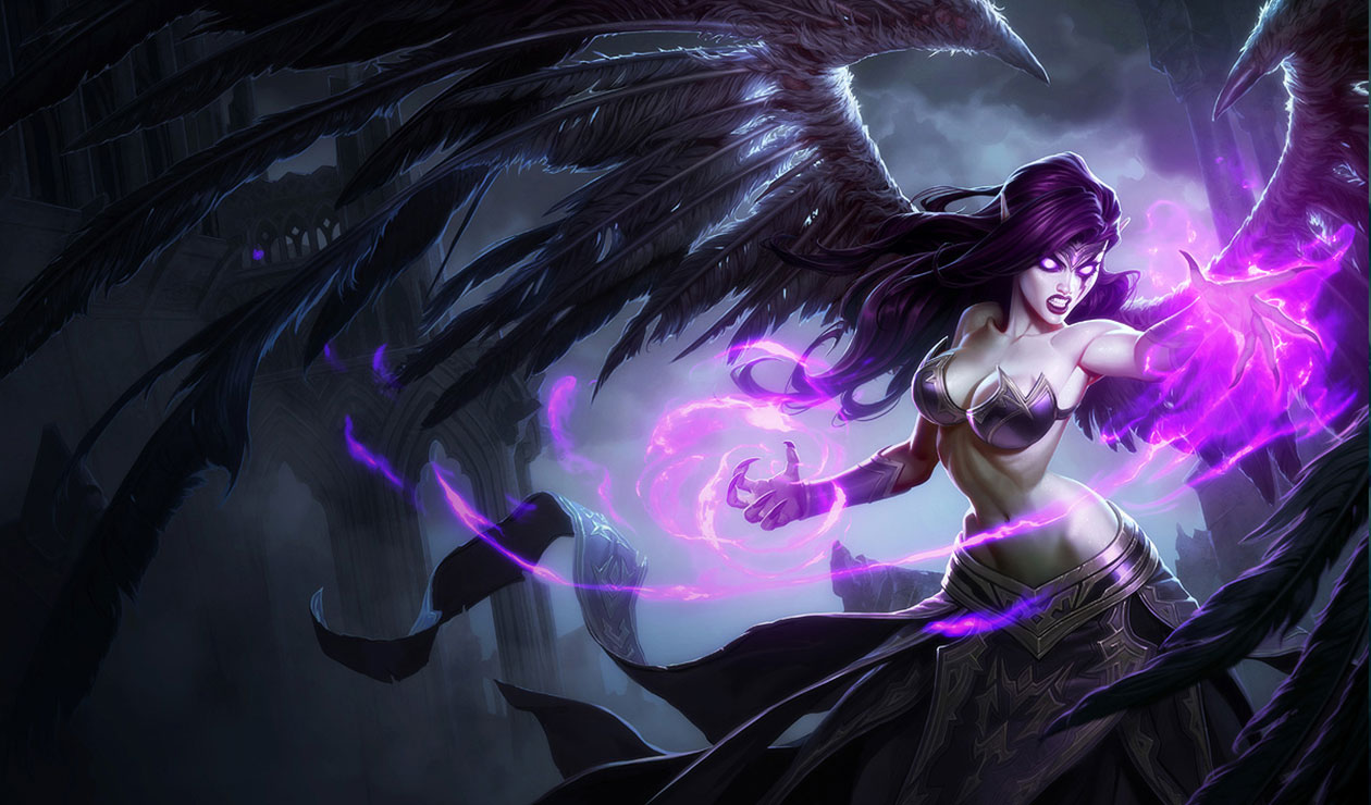 Morgana, Fallen Angel Art from League of Legends