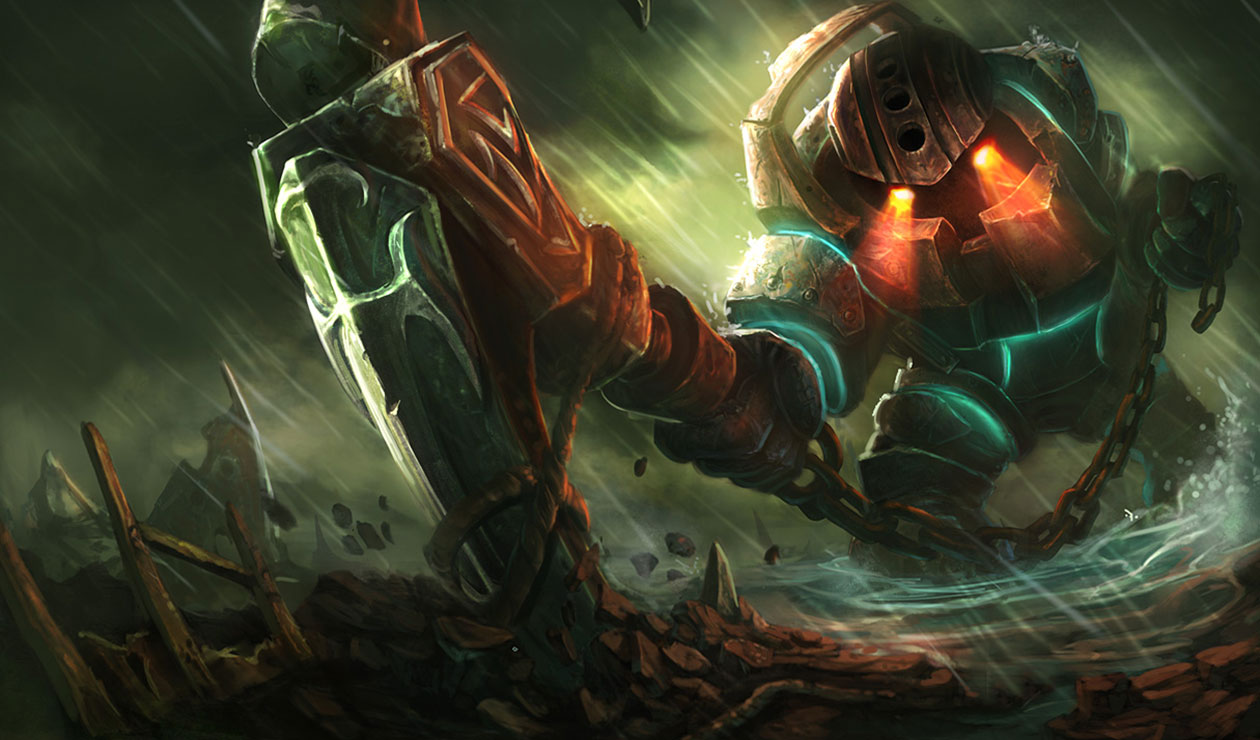 Nautilus, The Titan of the Depths Art from League of Legends
