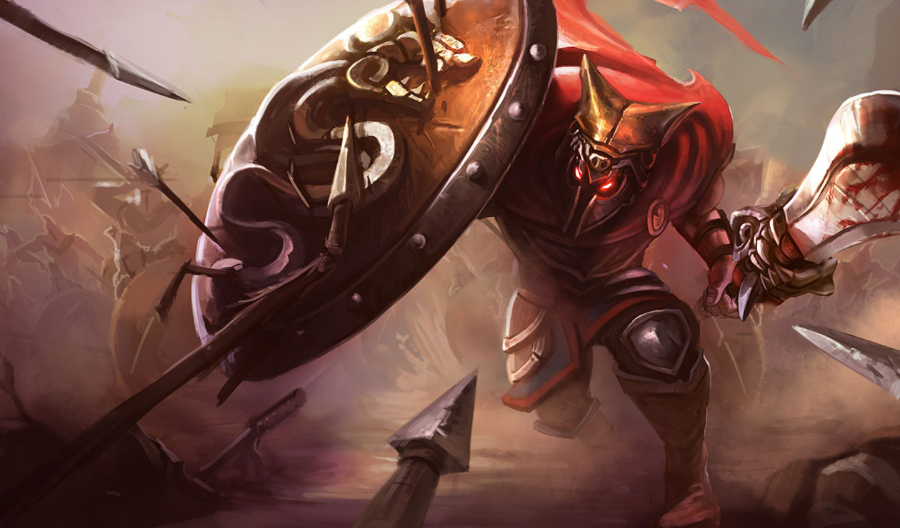 Pantheon Art from League of Legends
