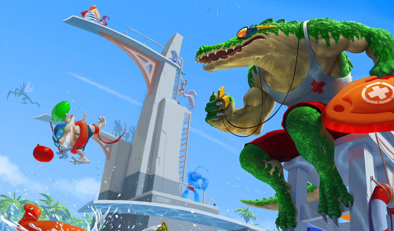 Renekton Art from League of Legends