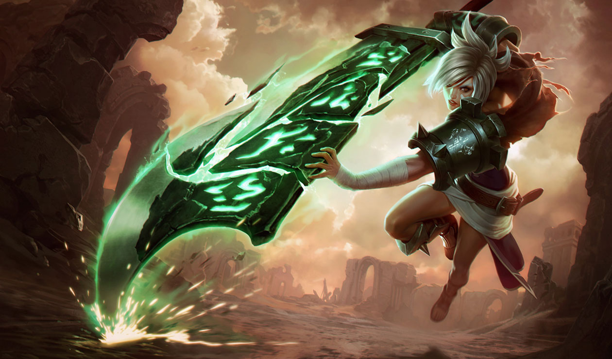 Riven, The Exile Art from League of Legends