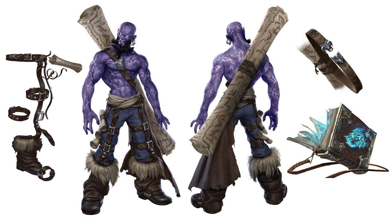 Ryze Concept Art from League of Legends