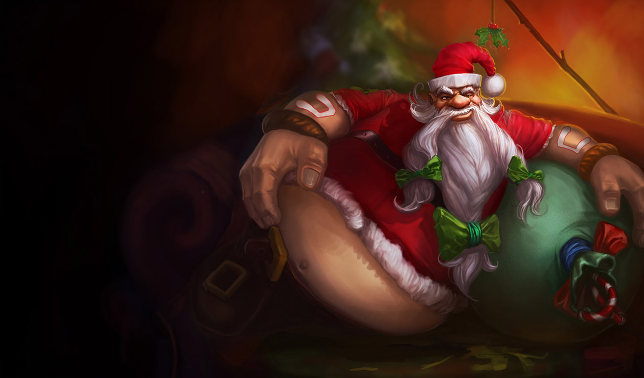 Santa Gragas Art from League of Legends