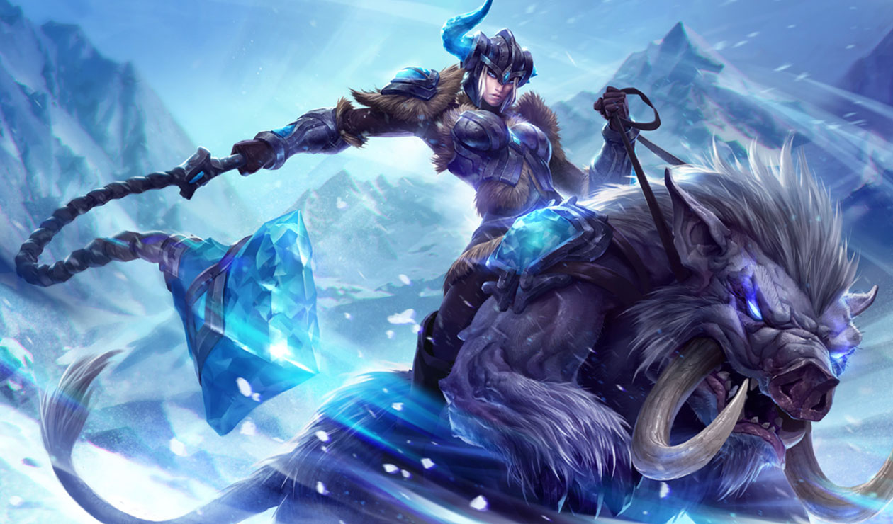 Sejuani, The Winter's Wrath Art from League of Legends