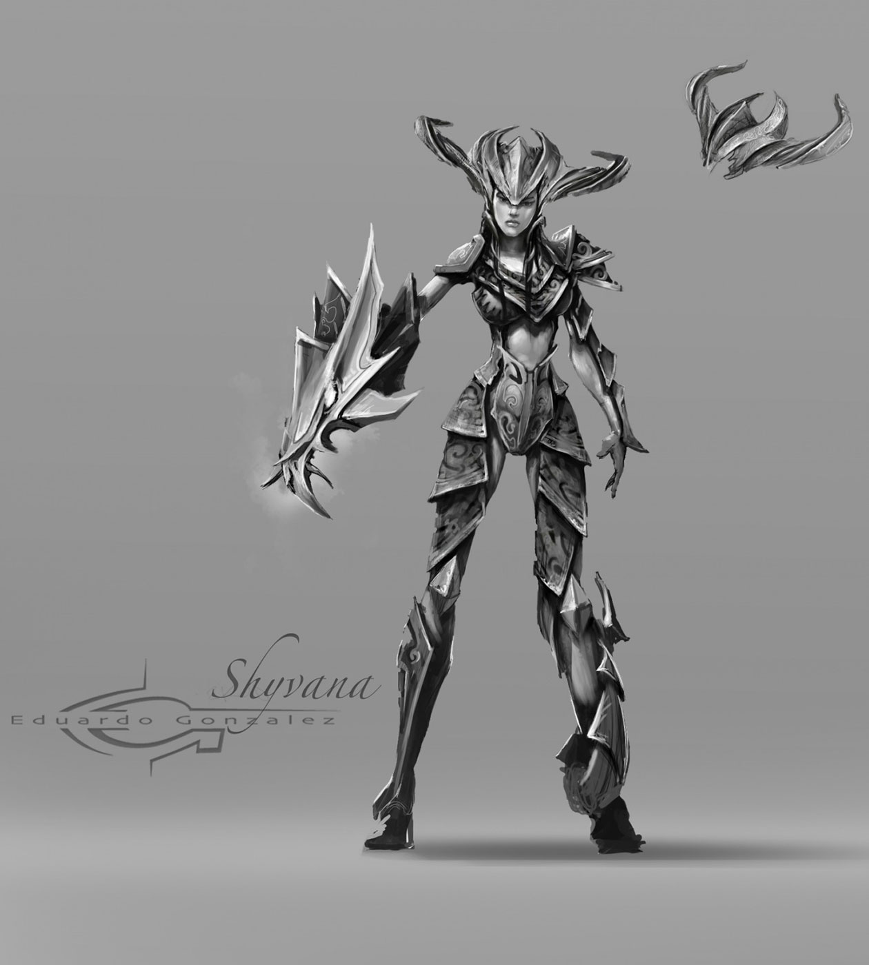 Shyvana Art from League of Legends