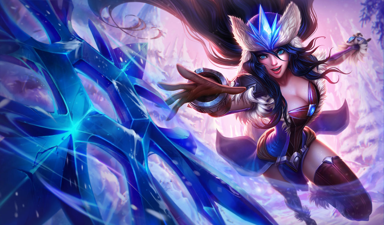 Snowstorm Sivir Art from League of Legends