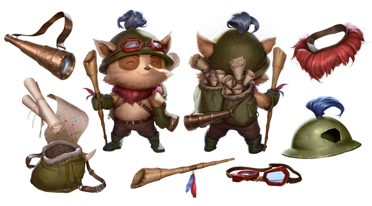 Teemo Concept Art from League of Legends