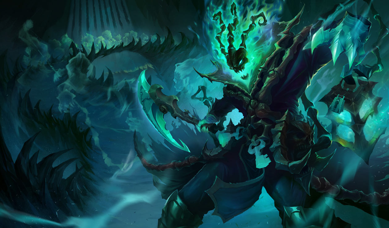 Thresh, The Chain Warden Art from League of Legends